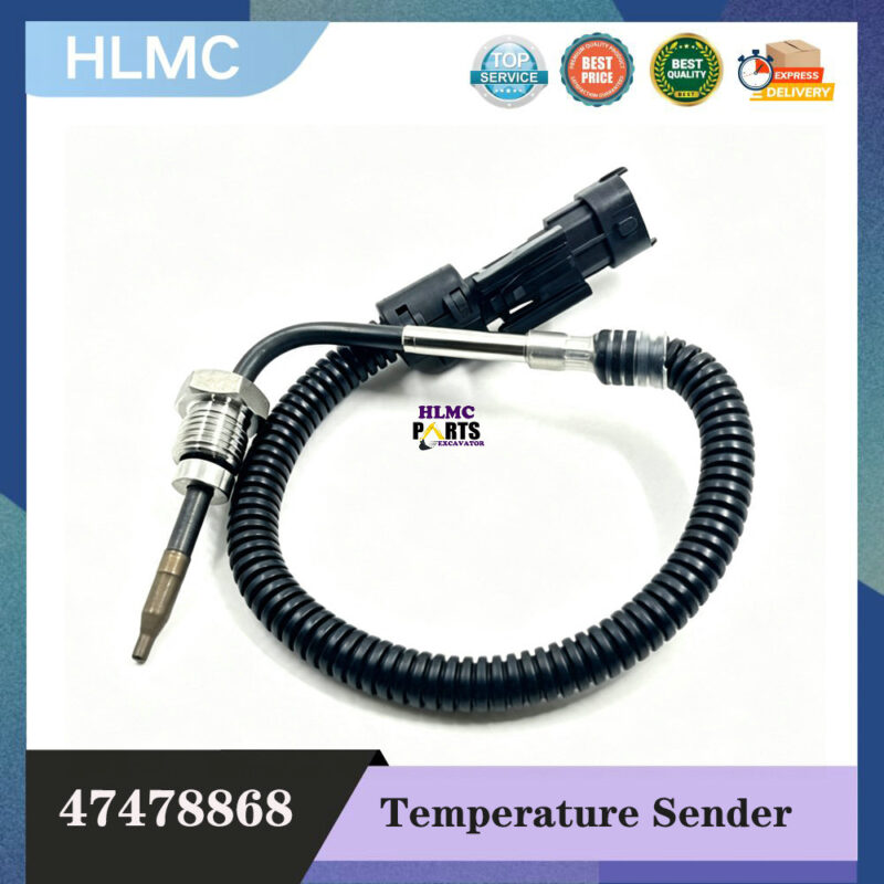 Temperature Sender 47478868 Engine Coolant Temperature Sensor for Loader Tractor Parts
