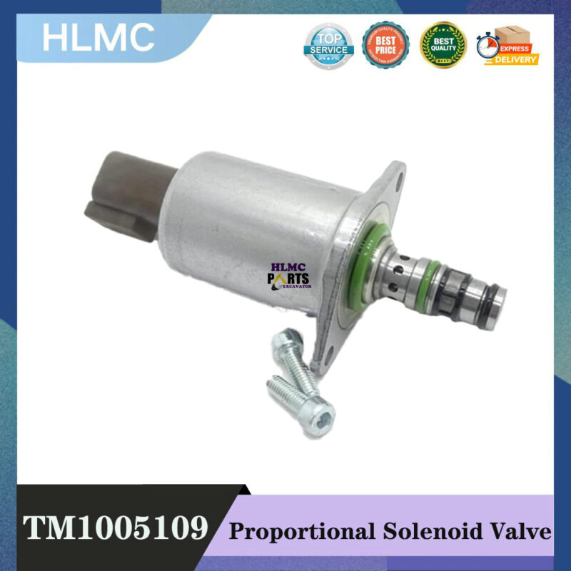 12v TM1005109 Hydraulic Proportional Solenoid Valve for Excavator Industry Construction Machinery Parts Solenoid Valve