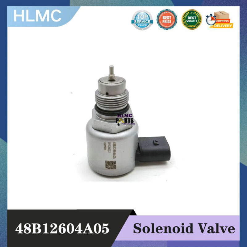 Solenoid Valve 48B12604A05 10136033 1291760 Common Rail Fuel Pressure Control Liebherr Excavator