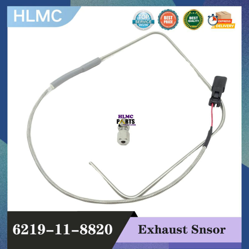6219-11-8820 Exhaust Temperature Sensor for SAA12V140E-3B SAA12V140E-3B-02 SAA12V140E-3 Engines HD785-7 Trucks 6219118820