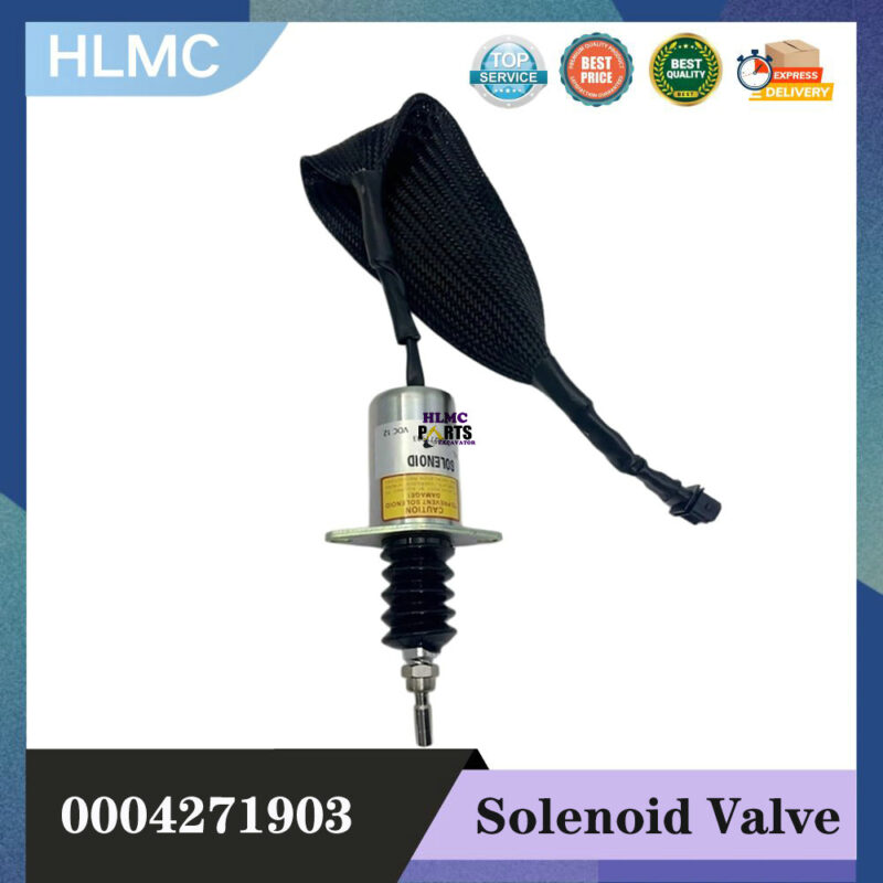 0004271903 04271903 HL0004271903 12V Fuel Shutoff Solenoid for Haulotte HA12PX HA16DX H23TPX F2L 1011 Parts