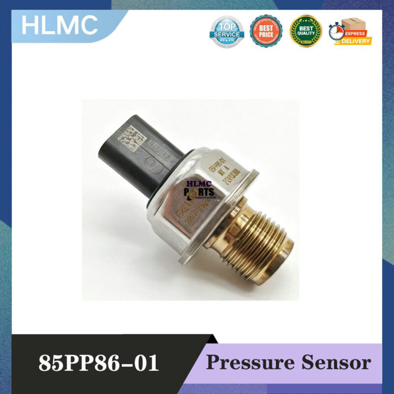 Fuel Rail Pressure Sensor 28672624 85PP86-01 for D11K D13K Construction Machinery Parts