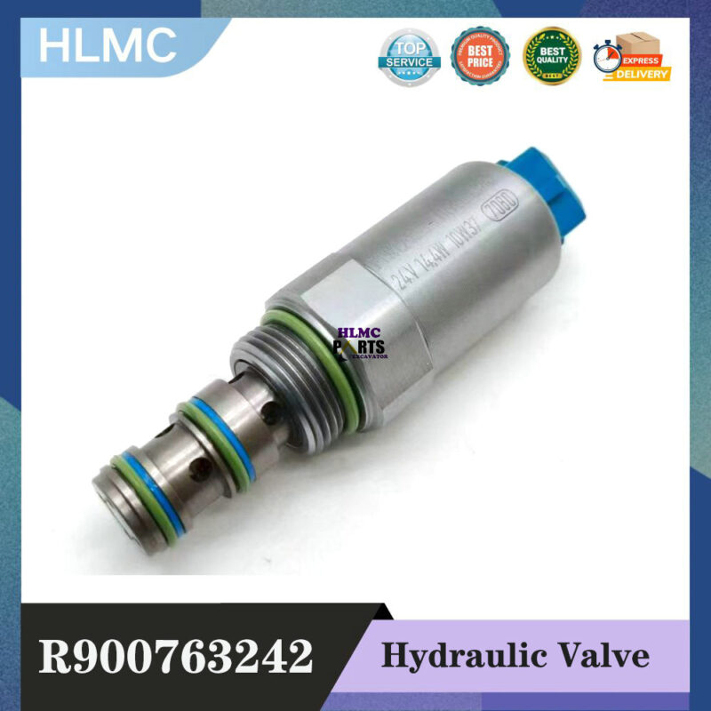 Construction Machine Electric Parts Hydraulic Solenoid Valve R900763242 Hydraulic System Cartridge Valve Parts