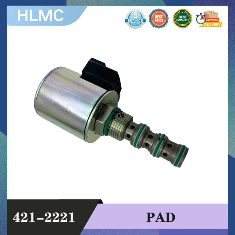 DCF80-100 Gear Solenoid Valve Excavator Part 4212221 Solenoid Coil for Construction Equipment(Coil 24V)