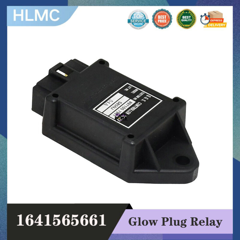 1641565660 1641565661 Glow Plug Relay 16415-65660 16415-65661 Compatible with Kubota Engine V1305 V1505 V3300 D722 D902 D905 D1005 D1105 Tractor L3010DT L3300DT L3600DT L3410DT L2900DT