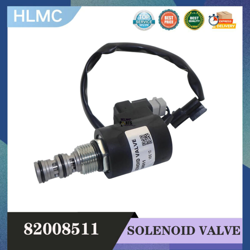 Solenoid valve 12V 82008511 Compatible for New Holland T4.105F T4.75V T4.85F T4.85V TM115 TN60A Tractor